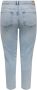 ONLY CARMAKOMA cropped high waist straight fit jeans CARMILY light denim - Thumbnail 2