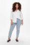 ONLY CARMAKOMA cropped high waist straight fit jeans CARMILY light denim - Thumbnail 3