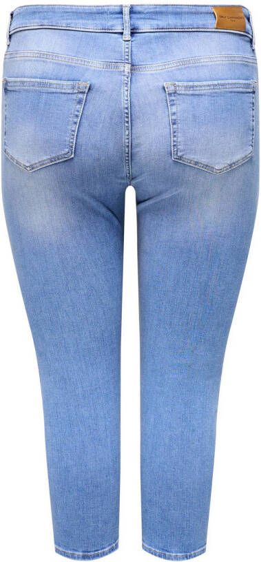 ONLY CARMAKOMA cropped skinny capri jeans CARWILLY lichtblauw