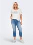 ONLY CARMAKOMA cropped skinny capri jeans CARWILLY lichtblauw - Thumbnail 3