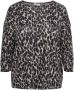 ONLY CARMAKOMA geweven top CARALBA met panterprint grijs taupe - Thumbnail 2