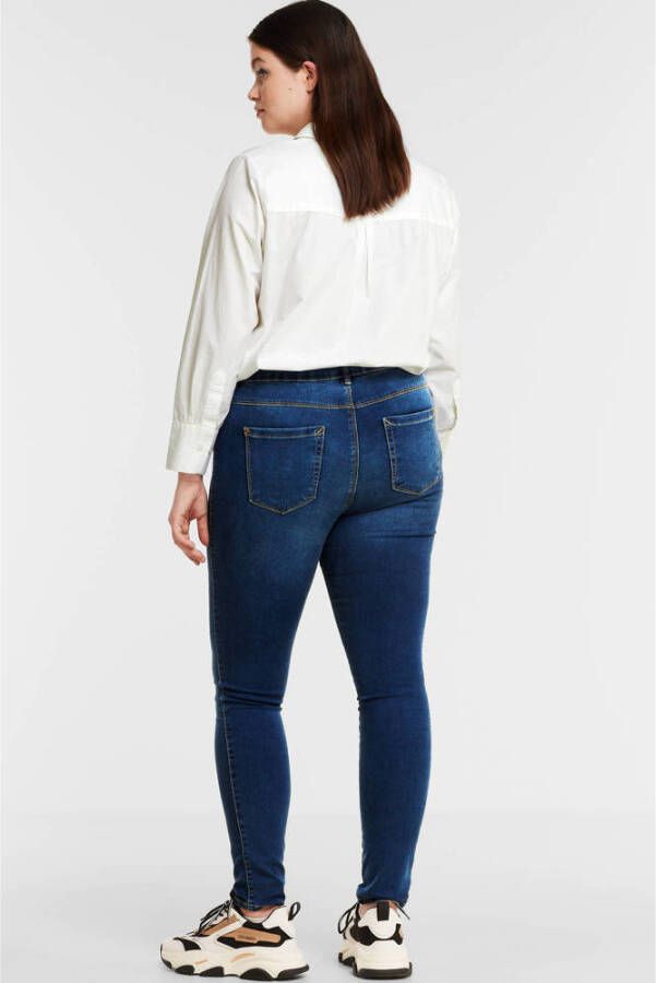 ONLY CARMAKOMA high waist skinny jeans CARAUGUSTA dark denim
