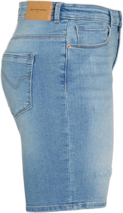 ONLY CARMAKOMA jeans short CARLAOLA light denim