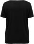 ONLY CARMAKOMA Shirt met V-hals CARBONNIE LIFE S S V-NECK A-SHAPE TEE - Thumbnail 2