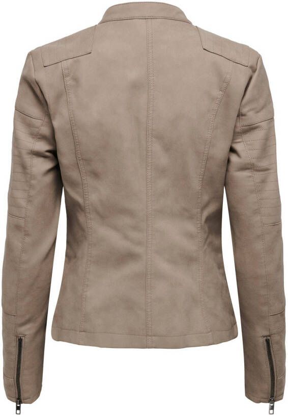 Only Imitatieleren jack ONLAVA FAUX LEATHER BIKER OTW NOOS