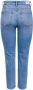 Only Straight fit jeans van katoen met hoge taille model 'EMELY' - Thumbnail 2