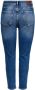 ONLY cropped high waist straight fit jeans ONLEMILY medium blue denim regular - Thumbnail 3