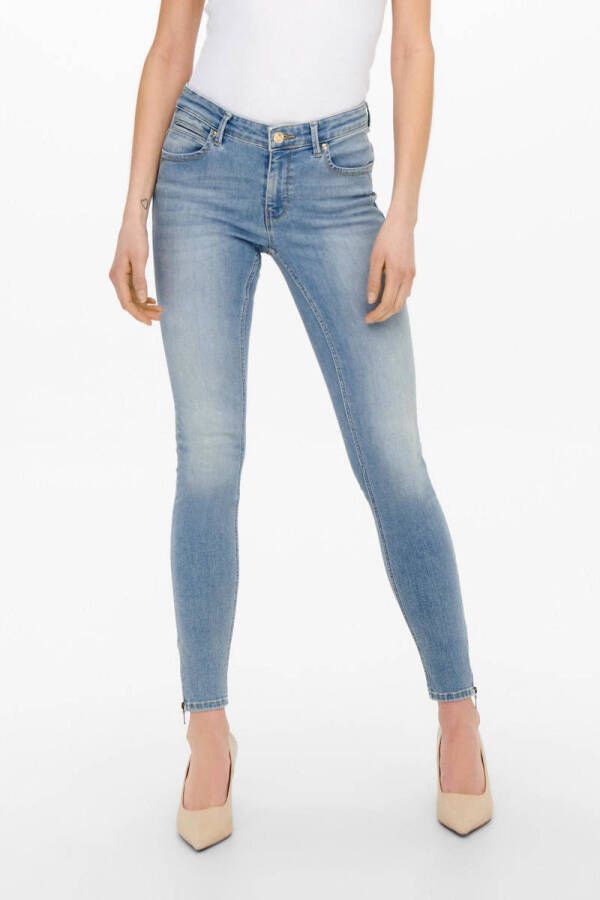 ONLY cropped skinny jeans ONLKENDELL denim light blue