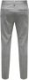 ONLY & SONS tapered fit broek met krijtstreep ONSMARK light grey melange - Thumbnail 3