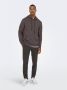 ONLY & SONS hoodie ONSCERES LIFE seal brown - Thumbnail 3