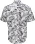 ONLY & SONS regular fit overhemd ONSBES met all over print bright white - Thumbnail 4