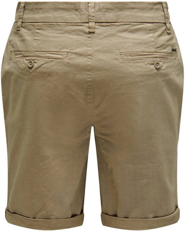 ONLY & SONS regular fit short ONSPETER chinchilla