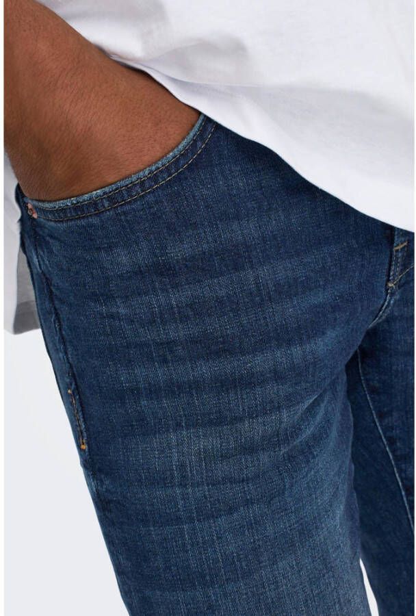 ONLY & SONS slim fit jeans ONSLOOM 4514 dark blue denim