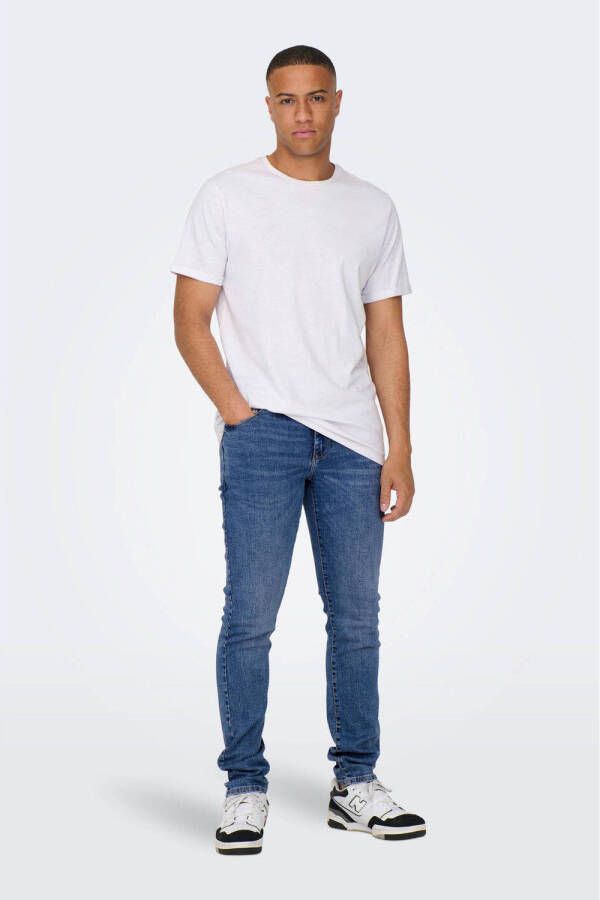 ONLY & SONS slim fit jeans ONSLOOM medium blue denim