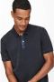 ONLY & SONS slim fit polo ONSTRAVIS dark navy - Thumbnail 5