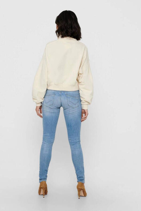 ONLY extra low waist skinny jeans ONLCORAL blue light denim