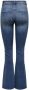 ONLY Wehkamp x flared jeans ONLHUSH blue medium denim - Thumbnail 2