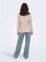 Only Onlcamilla V-Hals L S Pullover Knt: Pumice Stone MELANGE | Freewear Print Beige Dames - Thumbnail 5