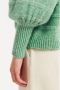 ONLY gemêleerde gebreide trui ONLCELINA van gerecycled polyester groen - Thumbnail 5