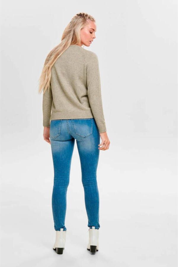 ONLY gemêleerde trui beige