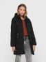 Only Gewatteerde lange jas met capuchon model 'ONLDOLLY LONG PUFFER COAT' - Thumbnail 4