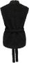 Only Zwarte Teddy Vest | Freewear Zwart Black Dames - Thumbnail 2