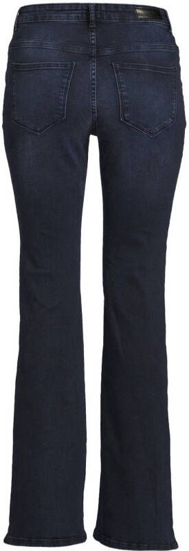 ONLY high waist flared jeans ONLHELLA-HUSH dark blue denim