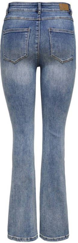 ONLY high waist flared jeans ONLMILA medium blue denim