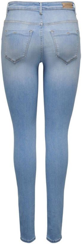 ONLY high waist skinny jeans ONLFOREVER lichtblauw