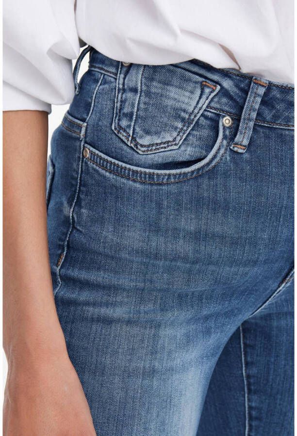ONLY high waist skinny jeans ONLFOREVER medium blue denim