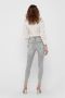 ONLY high waist skinny jeans ONLMILA light grey denim - Thumbnail 3