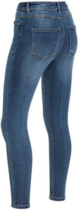 ONLY high waist skinny jeans ONLMILA medium blue denim