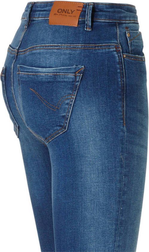 ONLY high waist skinny jeans ONLPAOLA medium blue denim