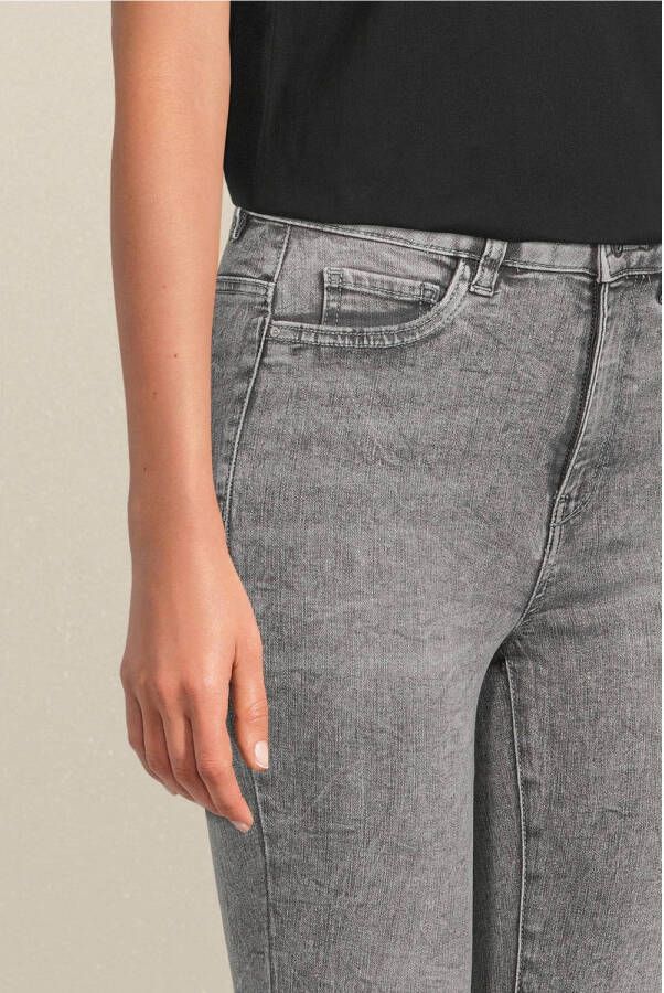 ONLY high waist skinny jeans ONLROSE grey denim