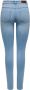 Only High-waist jeans ONLROYAL HW SK FLY BTN GUA DK BLUE BOX - Thumbnail 3
