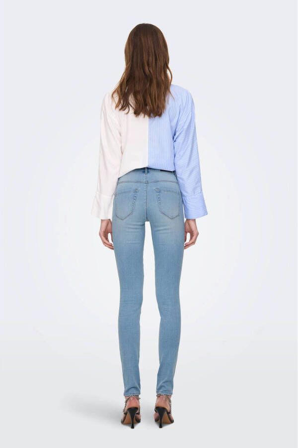 ONLY high waist skinny jeans ONLROYAL light blue denim