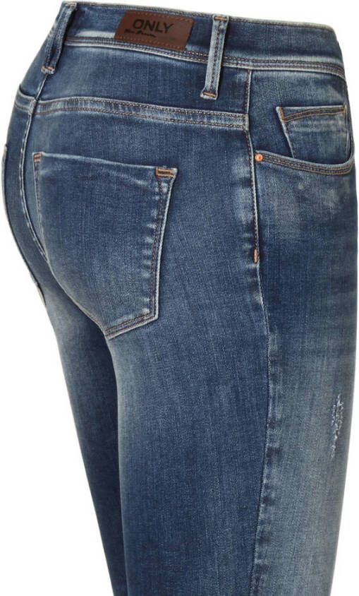 ONLY high waist skinny jeans ONLSHAPE dark blue denim
