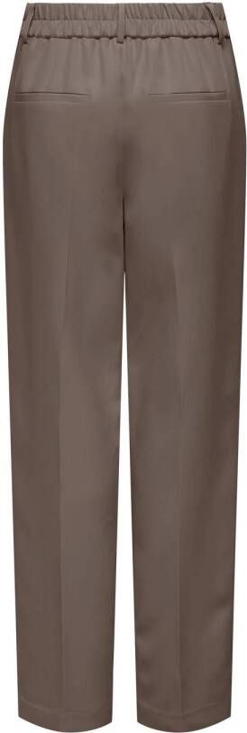 ONLY high waist straight fit pantalon ONLLANA-BERRY bruin