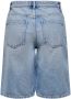 ONLY high waist wide leg bermuda jeans ONLSONNY light blue denim - Thumbnail 4
