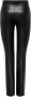 ONLY imitatieleren high waist flared broek ONLSTAR zwart - Thumbnail 3