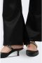 ONLY imitatieleren high waist flared broek ONLSTAR zwart - Thumbnail 4