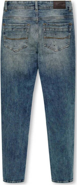 ONLY KIDS BOY slim fit jeans KOBMATT medium blue denim