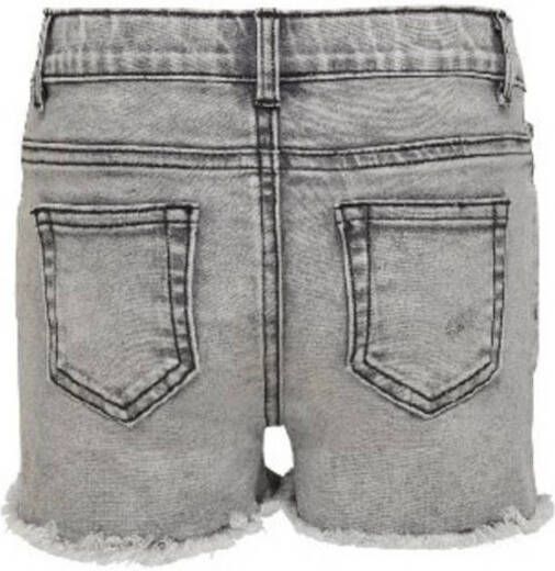 ONLY KIDS GIRL jeans short KONBLUSH grijs stonewashed