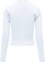 Only KIDS GIRL longsleeve KOGLINEA LIFE wit Meisjes Stretchkatoen Opstaande kraag 122 128 - Thumbnail 2