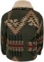 Only KIDS GIRL winterjas KOGGITA met all over print donkergroen bruin oranje Meisjes Polyester Reverskraag 158 - Thumbnail 2