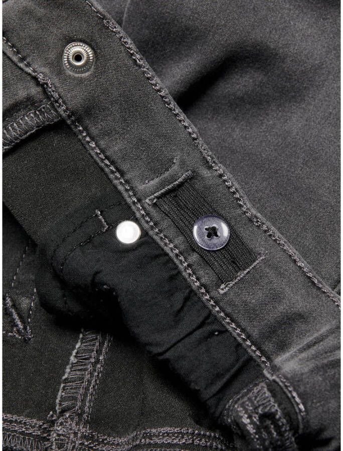 ONLY KIDS skinny jeans KONROYAL met biologisch katoen grijs stonewashed