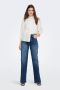 ONLY LA STRADA UNICA by blouse LSUNEELA met ruches met broderie wit - Thumbnail 3