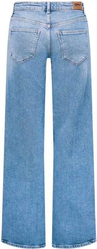 ONLY low waist wide leg jeans ONLJUICY light blue denim
