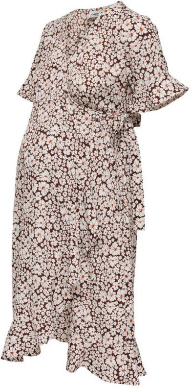 ONLY MATERNITY gebloemde zwangerschapsjurk OLMOLIVIA multi