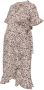 ONLY MATERNITY gebloemde zwangerschapsjurk OLMOLIVIA multi Dames Polyester V-hals XXL - Thumbnail 2